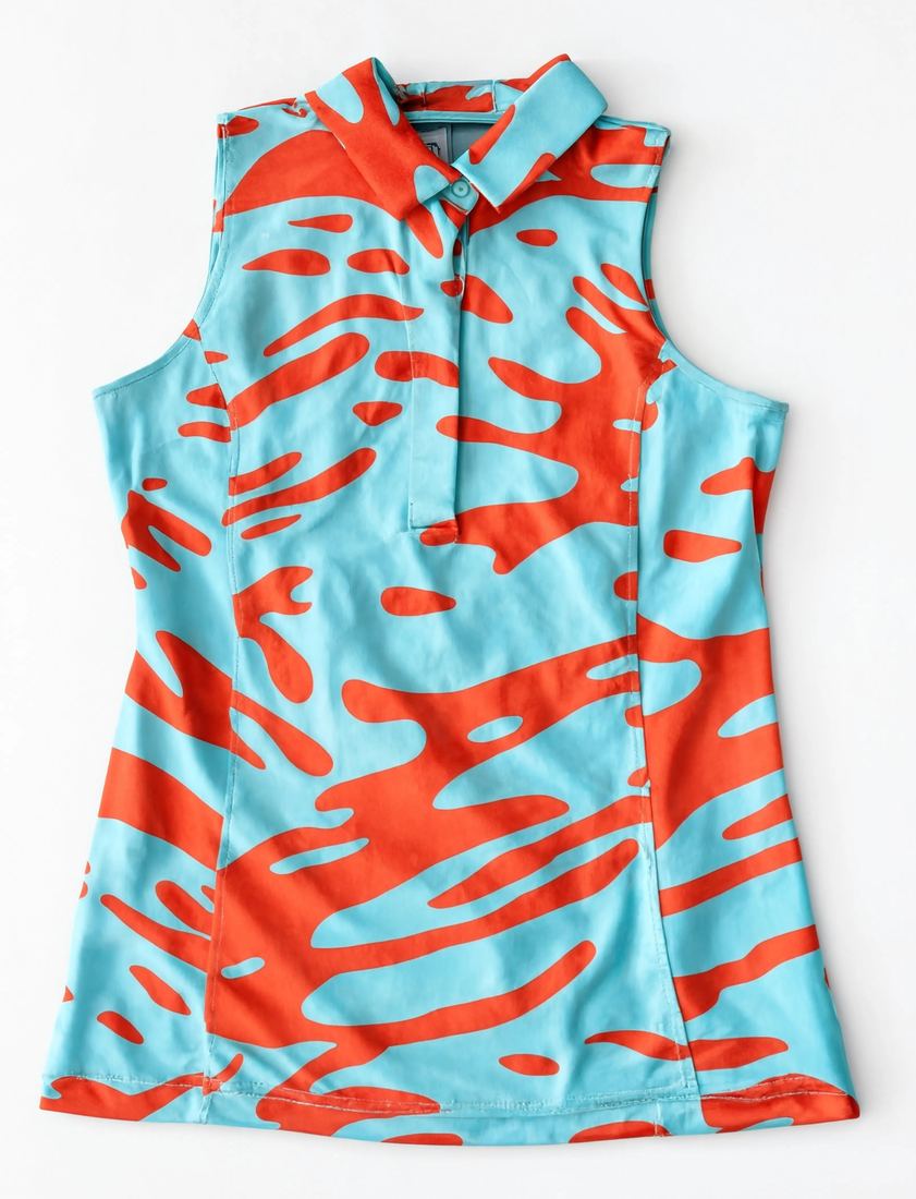 Dena print Sleeveless Top